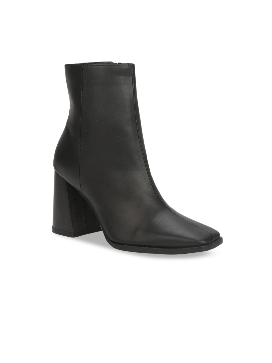 

Truffle Collection Women Black Solid Heeled Boots