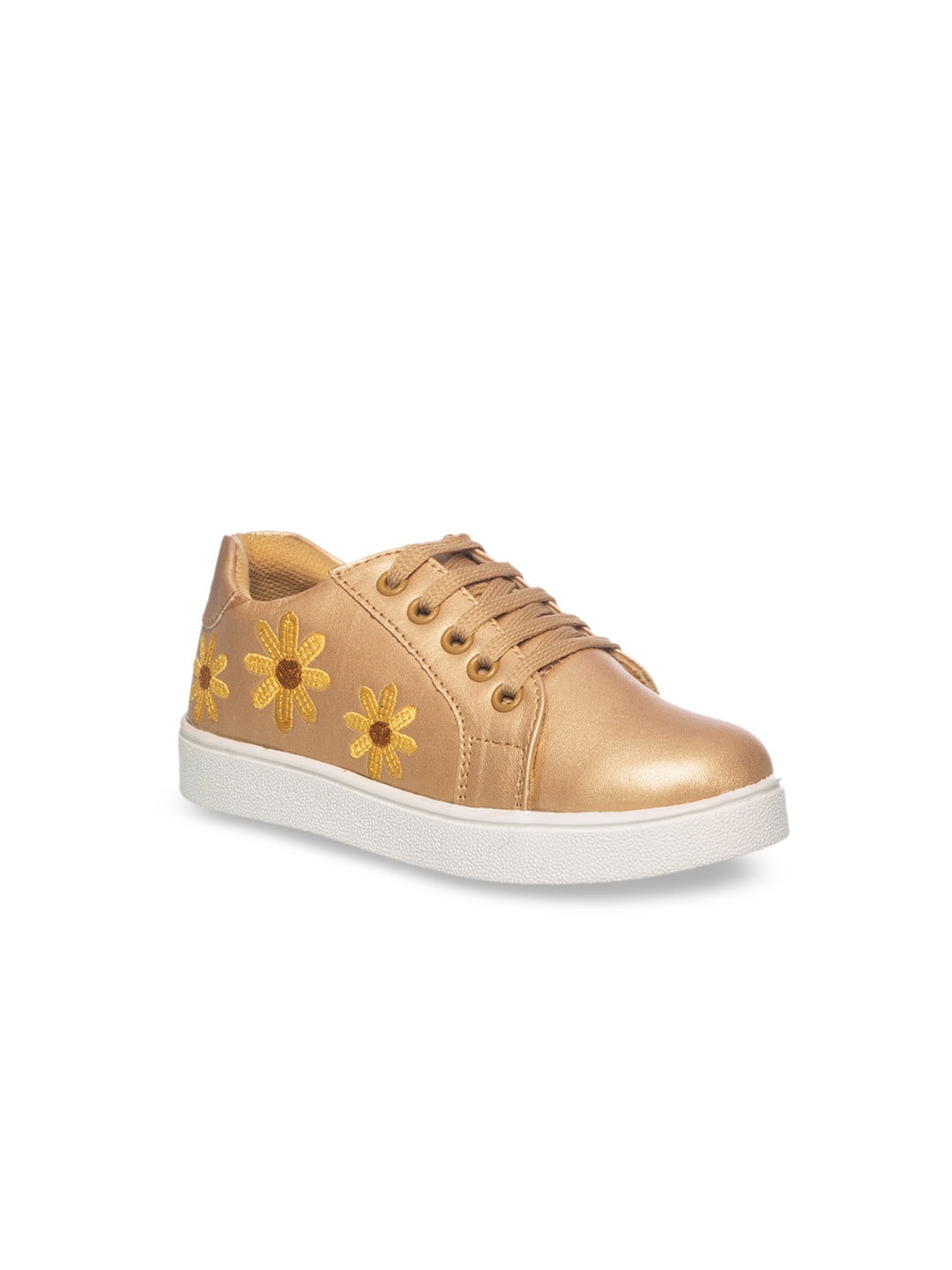 

Khadims Girls Gold-Toned Sneakers