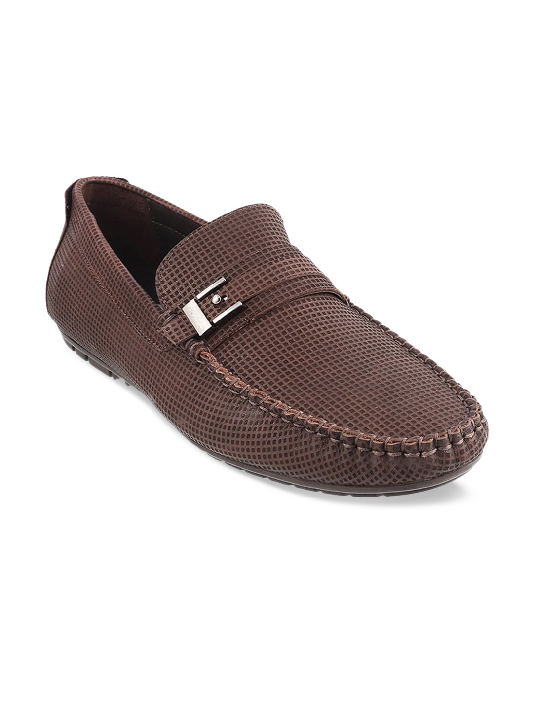 

DAVINCHI Men Brown Penny Loafers