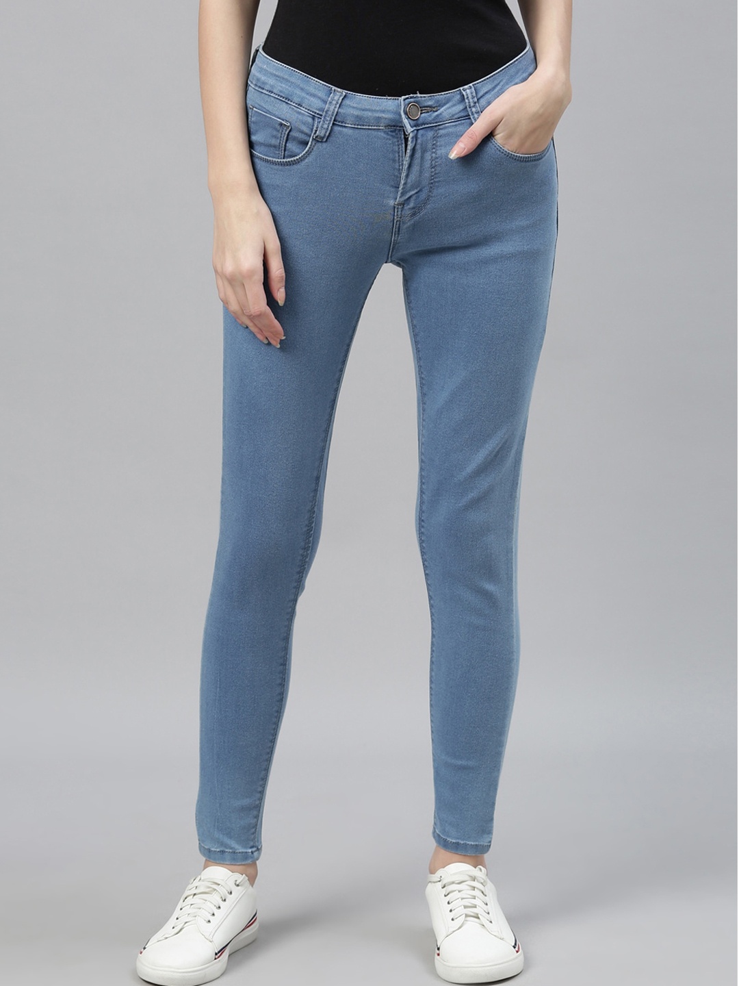 

ZHEIA Women Blue Skinny Fit Jeans
