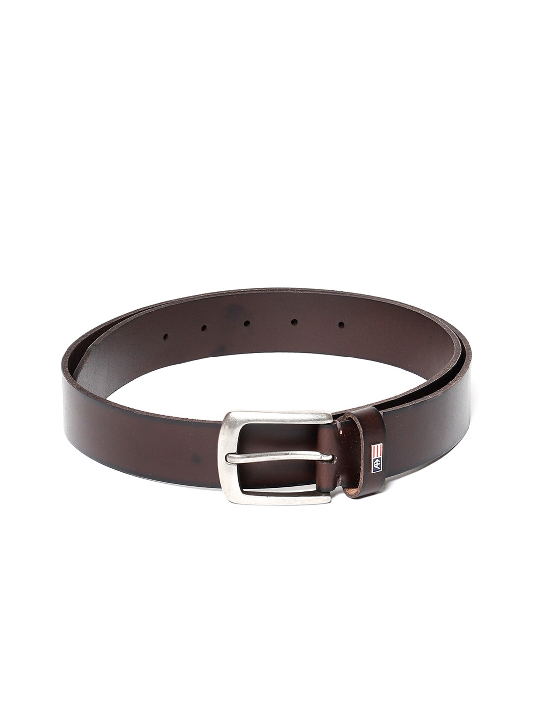Arrow Men Brown Solid Leather Belt