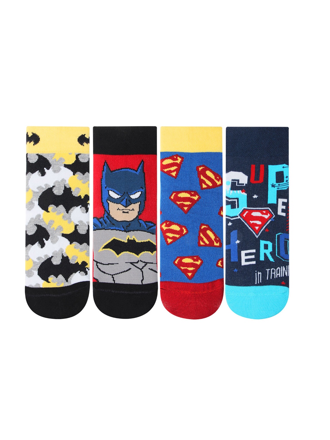 

Bonjour Boys Pack Of 4 Assorted Ankle-Length Socks