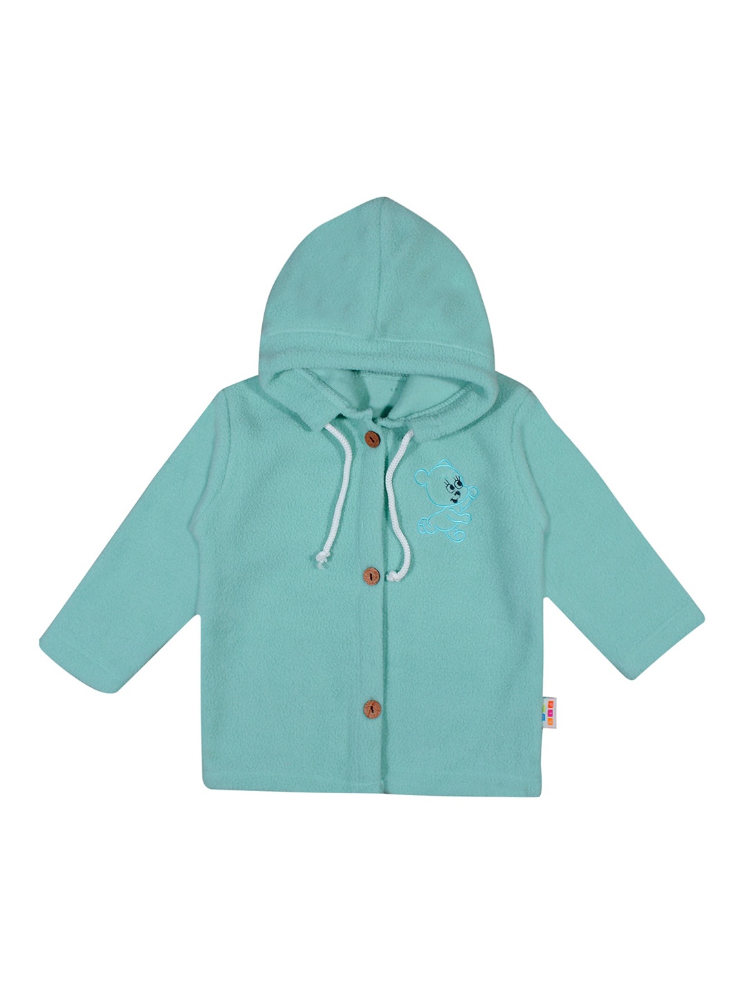 

MYKID Infant Boys Sea Green Solid Cardigan