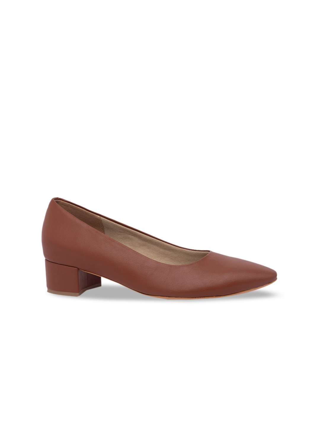 

Inc 5 Women Tan Solid Pumps