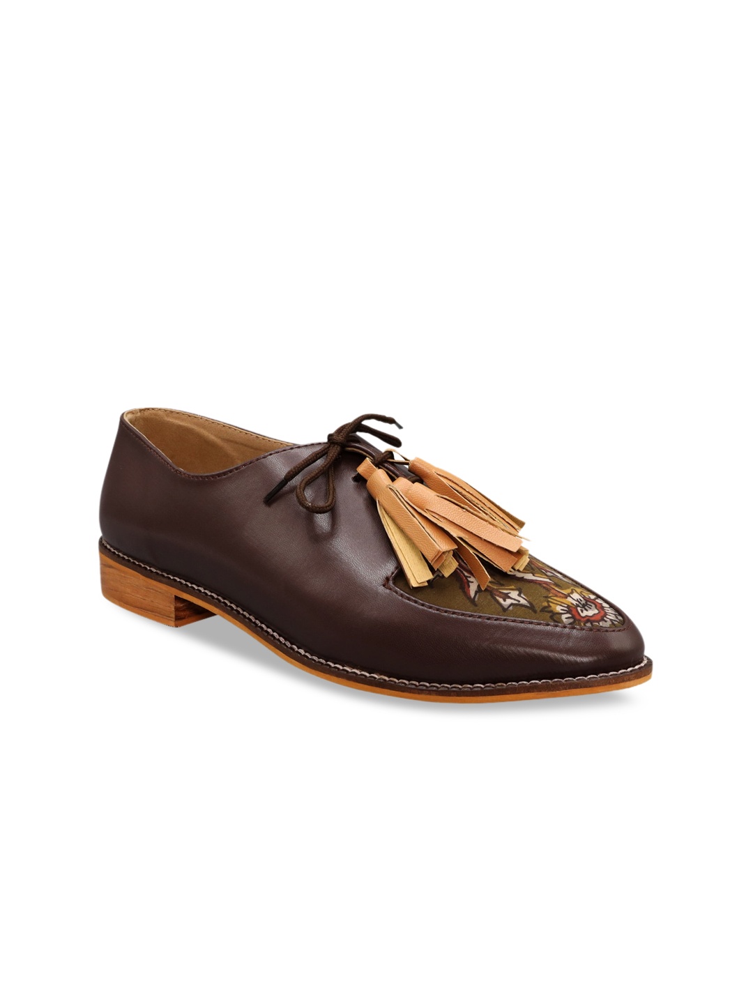 

Kanvas Women Brown Tasselled Derbys