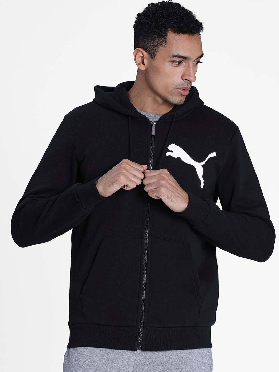 

Puma Men Black Colourblocked Sporty Jacket