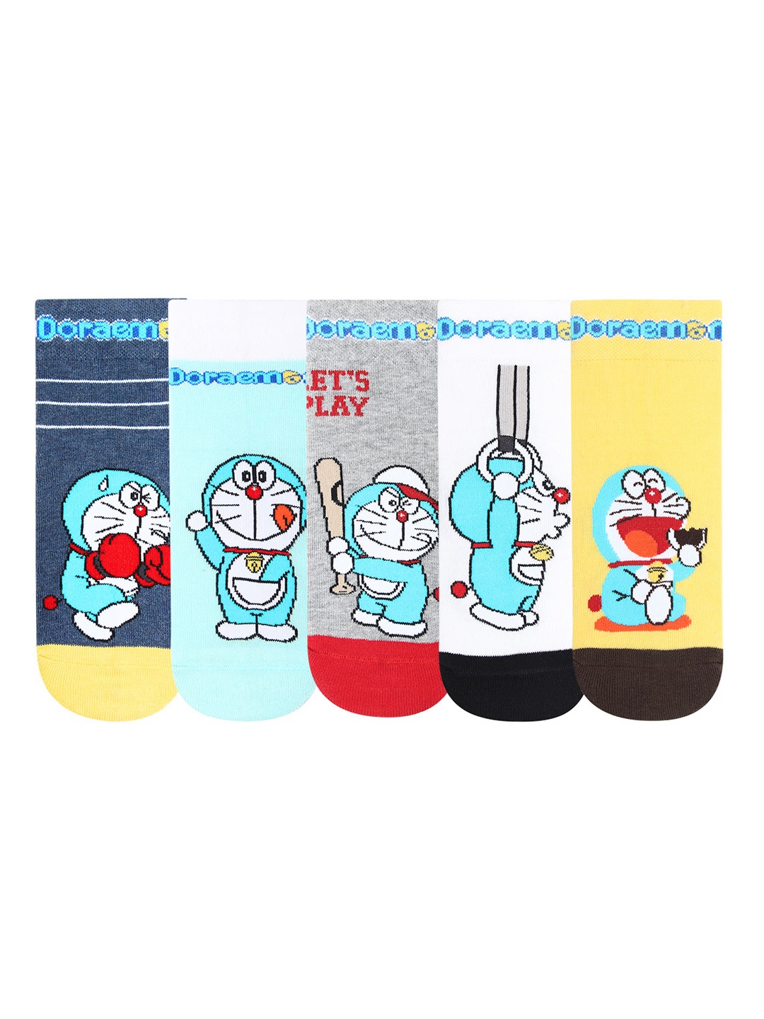 

Bonjour Boys Pack Of 5 Assorted Ankle-Length Socks
