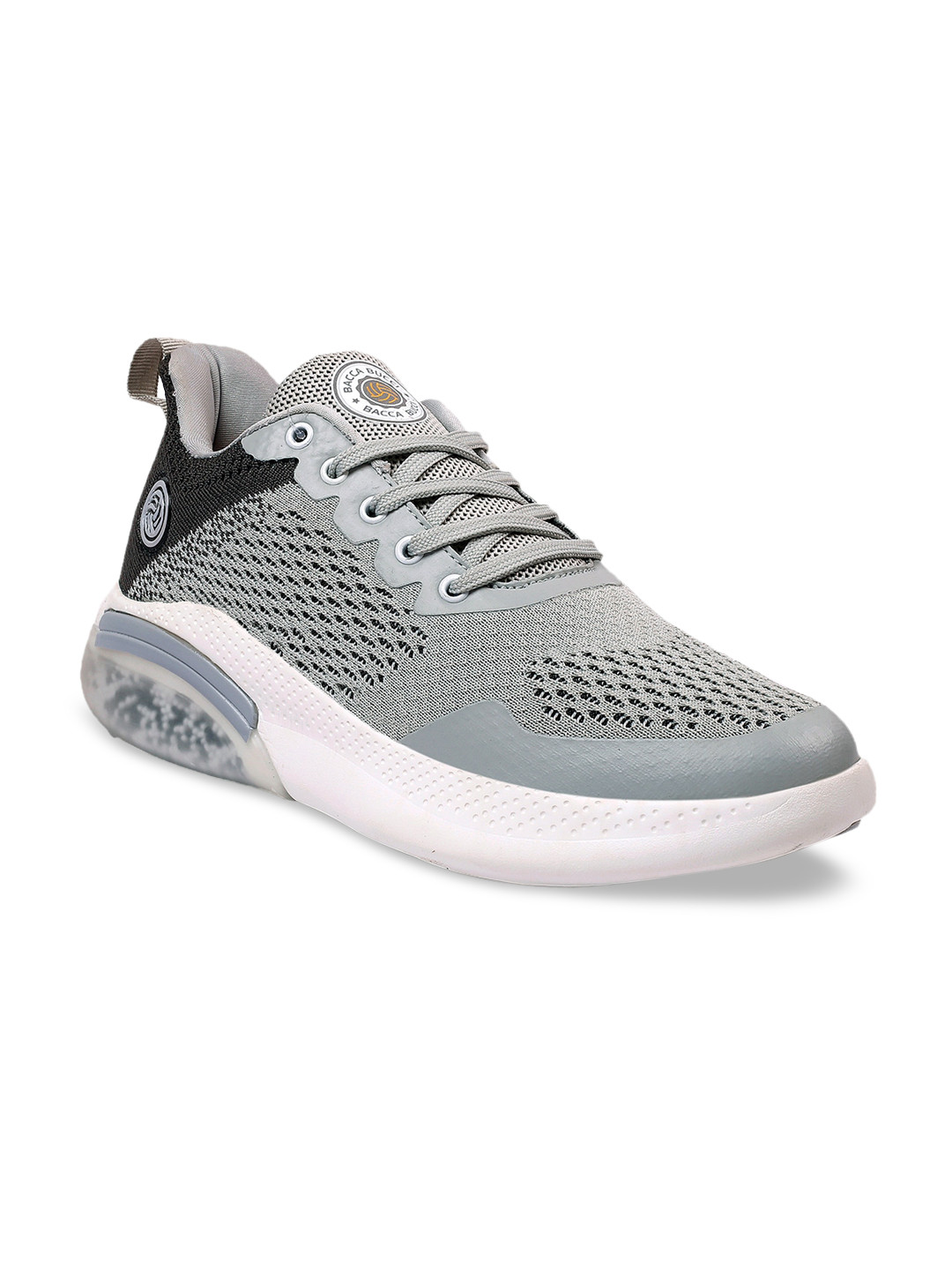 

bacca bucci Men Grey Mesh Running Shoes