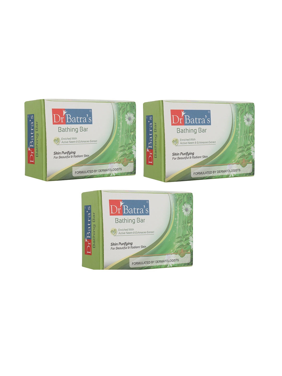 

Dr Batras Pack of 3 Skin Purifying Bathing Bars, Orange