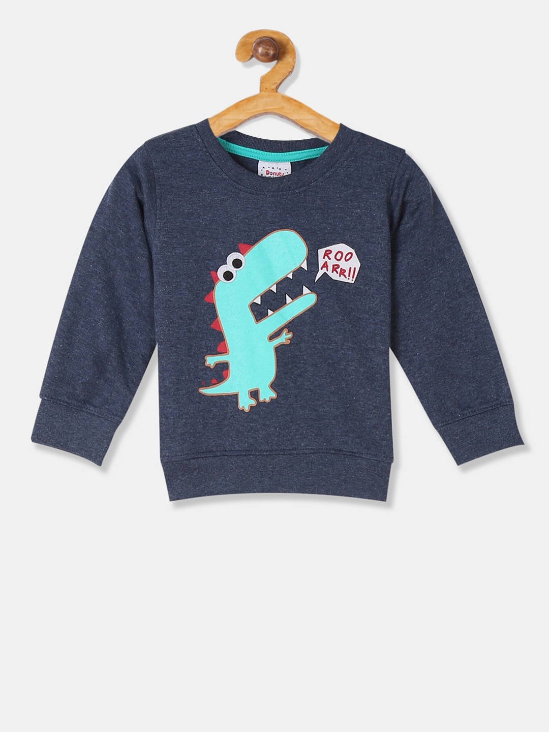 

Donuts Boys Navy Blue Printed Sweatshirt
