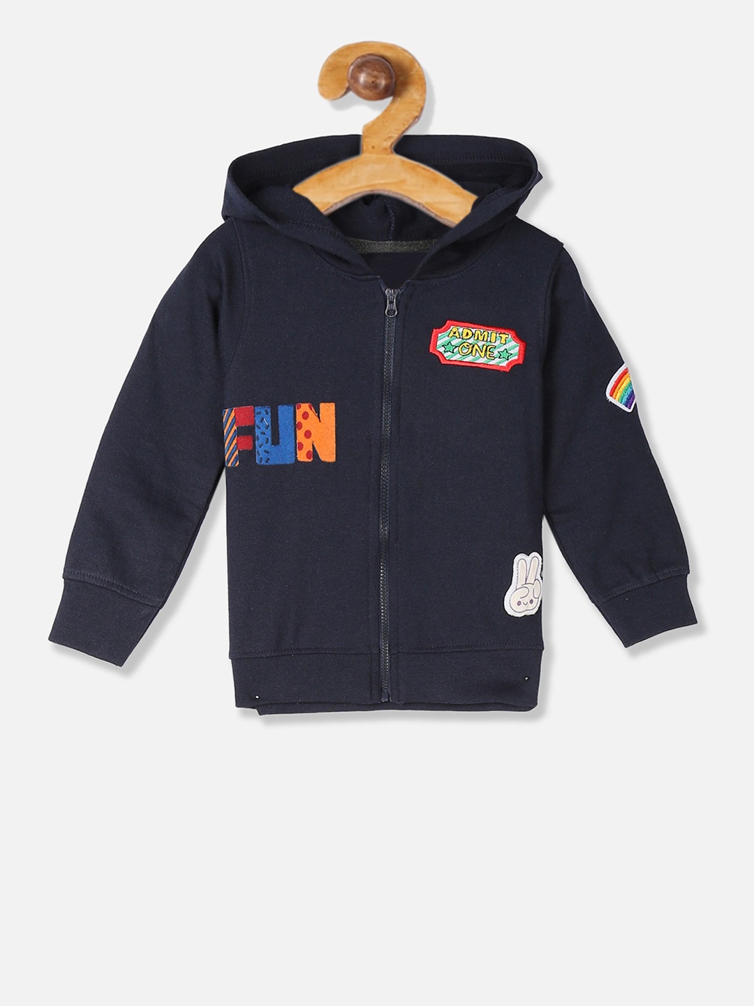 

Donuts Boys Navy Blue Embroidered Sweatshirt