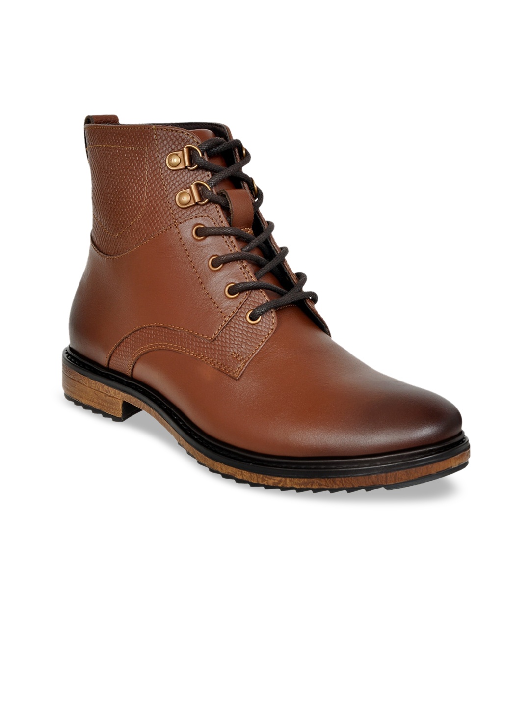 

Allen Cooper Men Brown Flat Boots