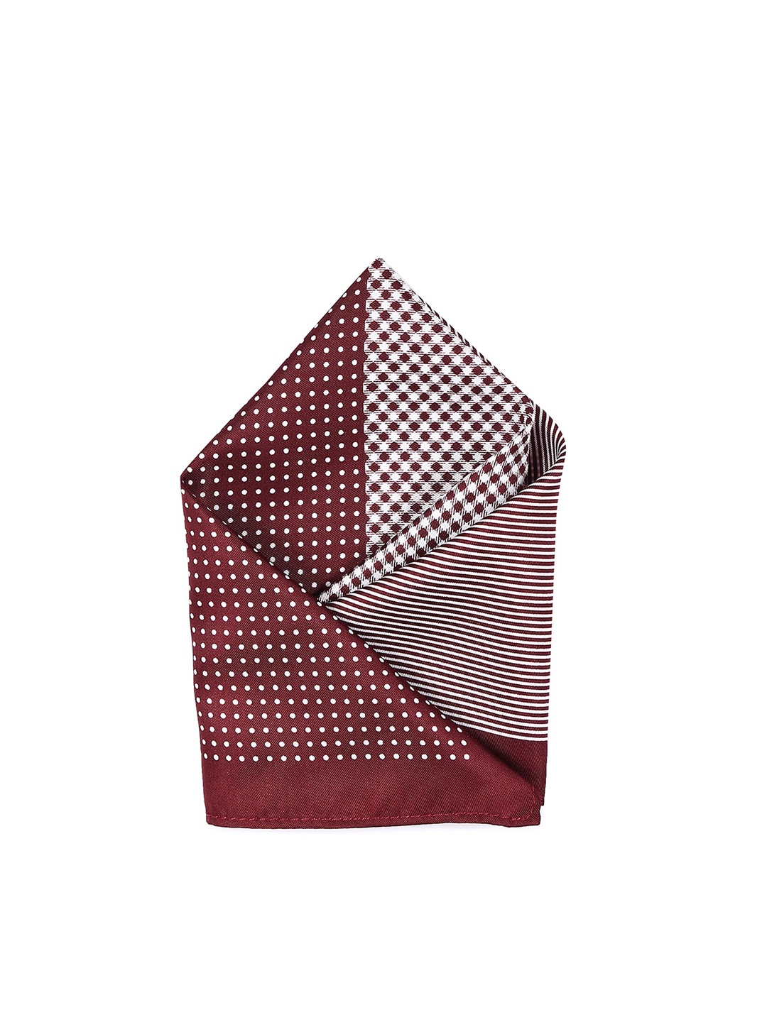

Arrow Men Maroon & Off-White Printed Pocket Square