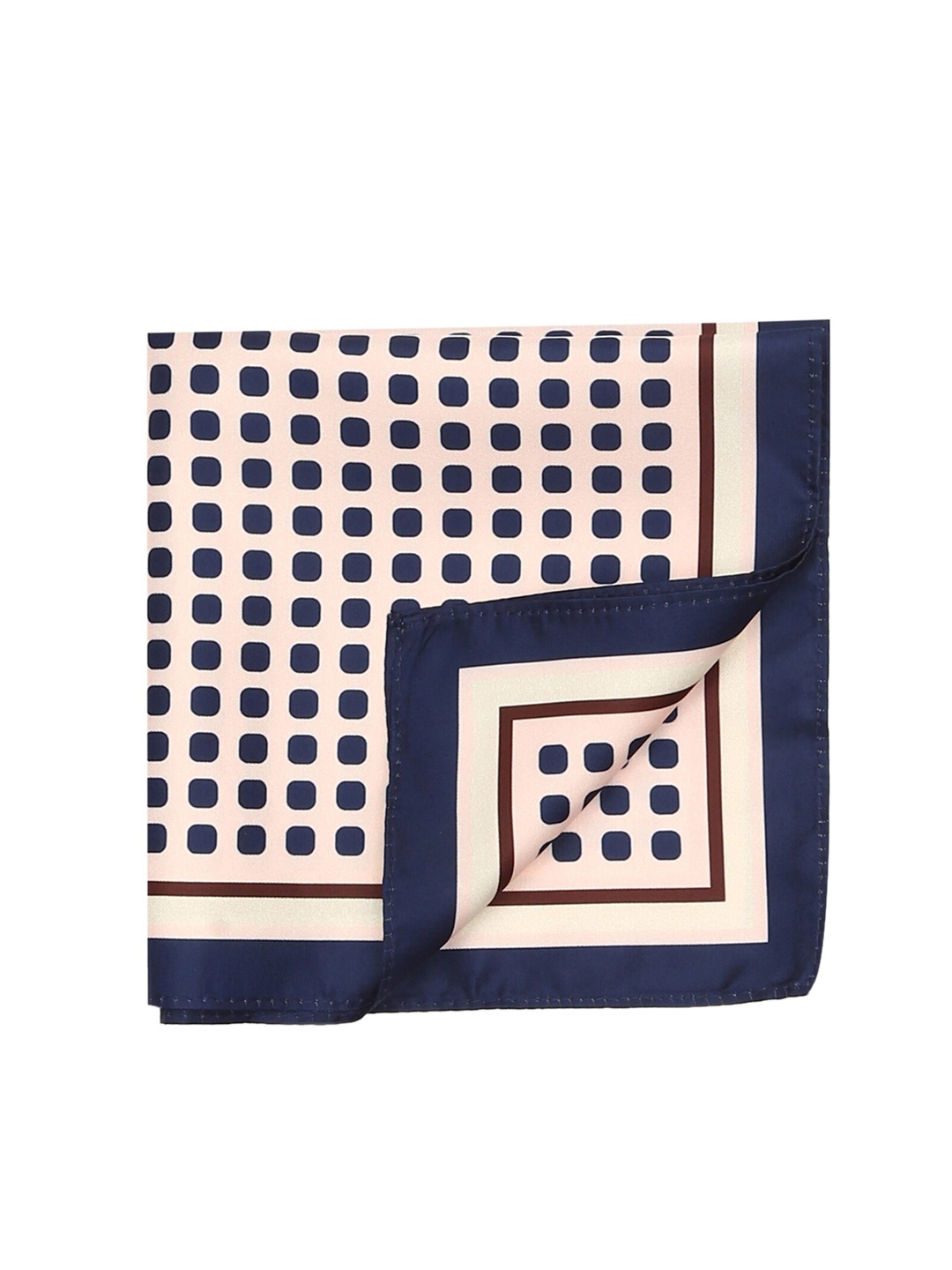 

Arrow Men Pink & Navy Blue Printed Pocket Square
