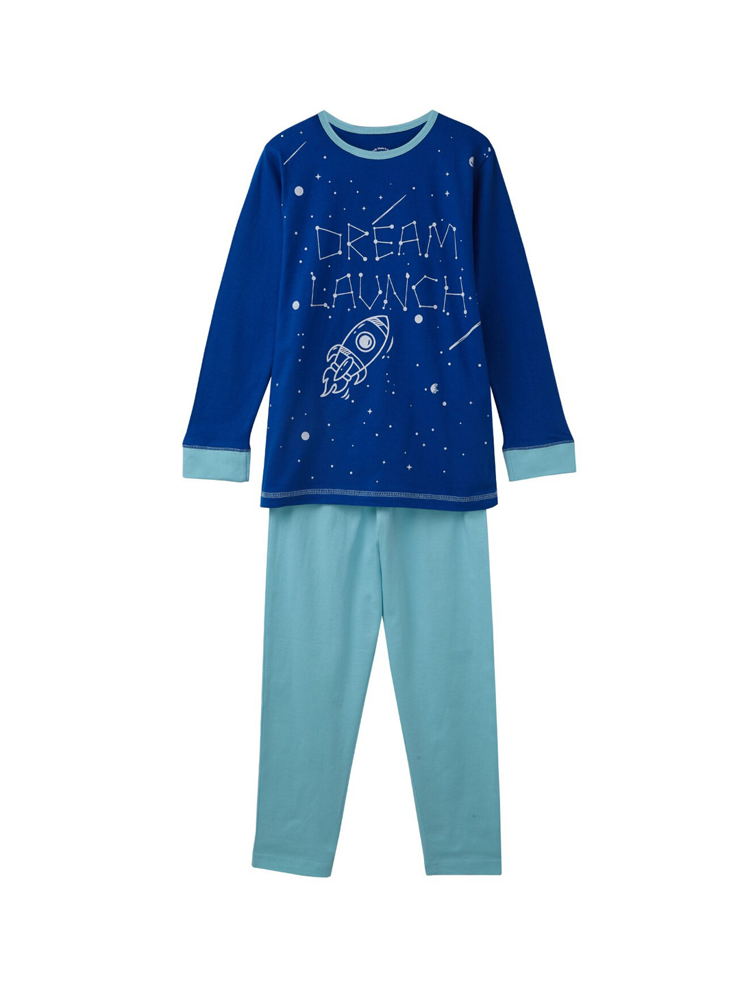 

Cub McPaws Boys Blue Printed Night suit