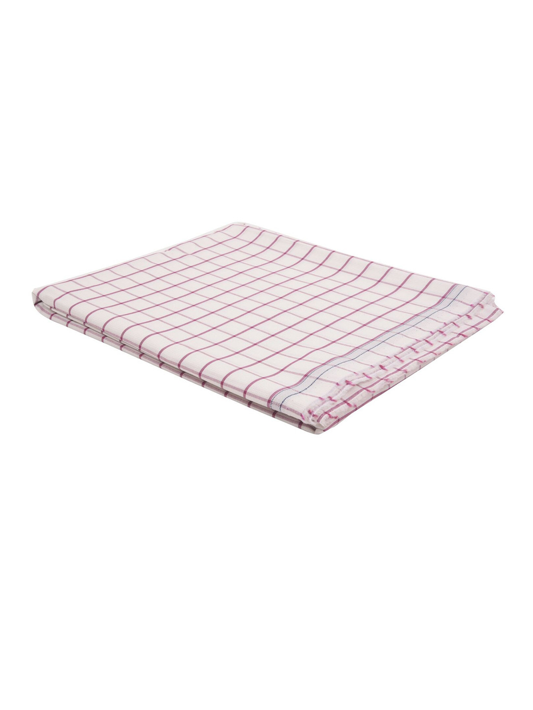 

Raymond Men White & Red Checked Shirt Clothing Fabric With Gift Packing Box