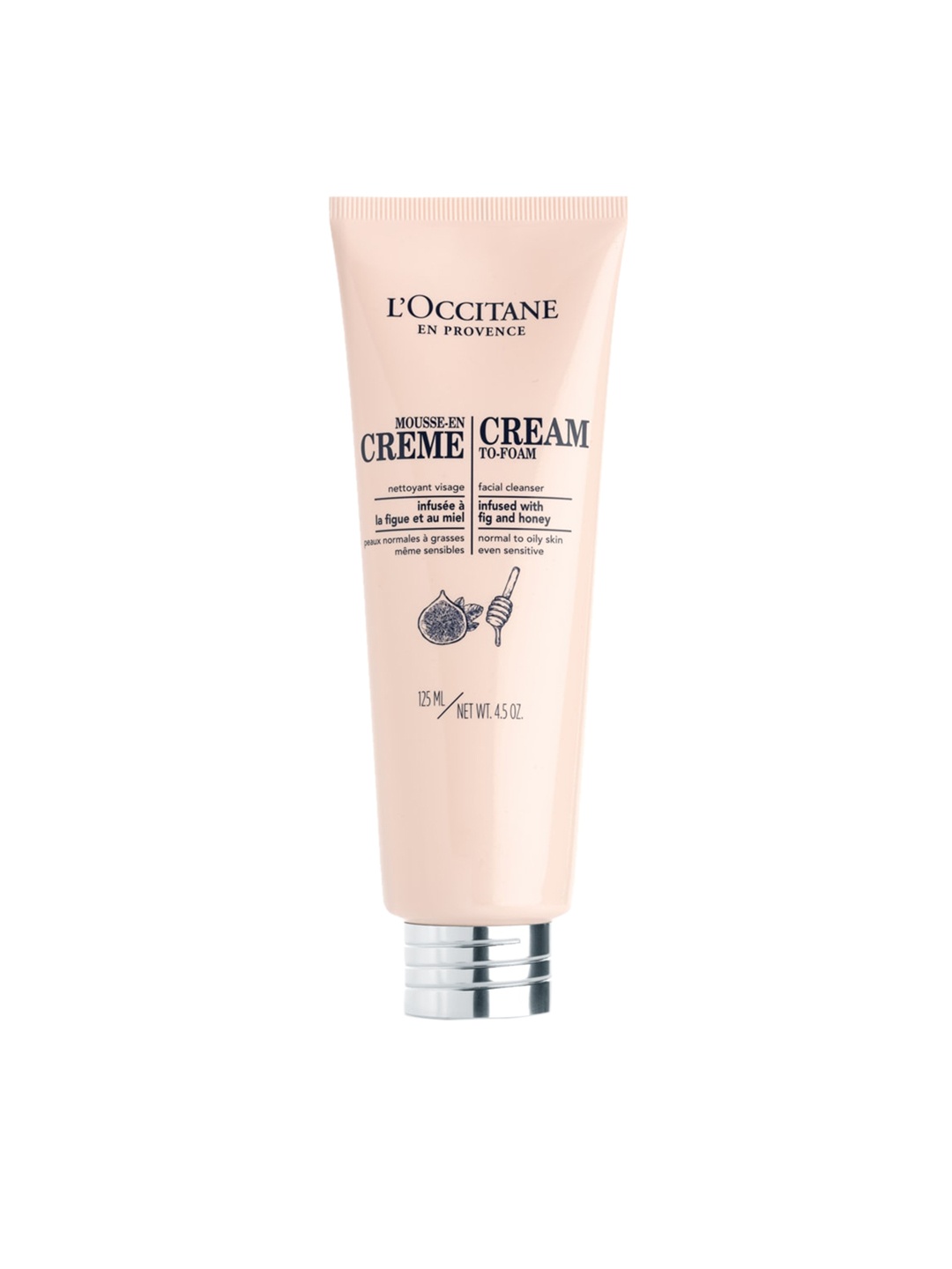 

LOccitane en Provence Cream-To-Foam Face Wash - 125 ml, White