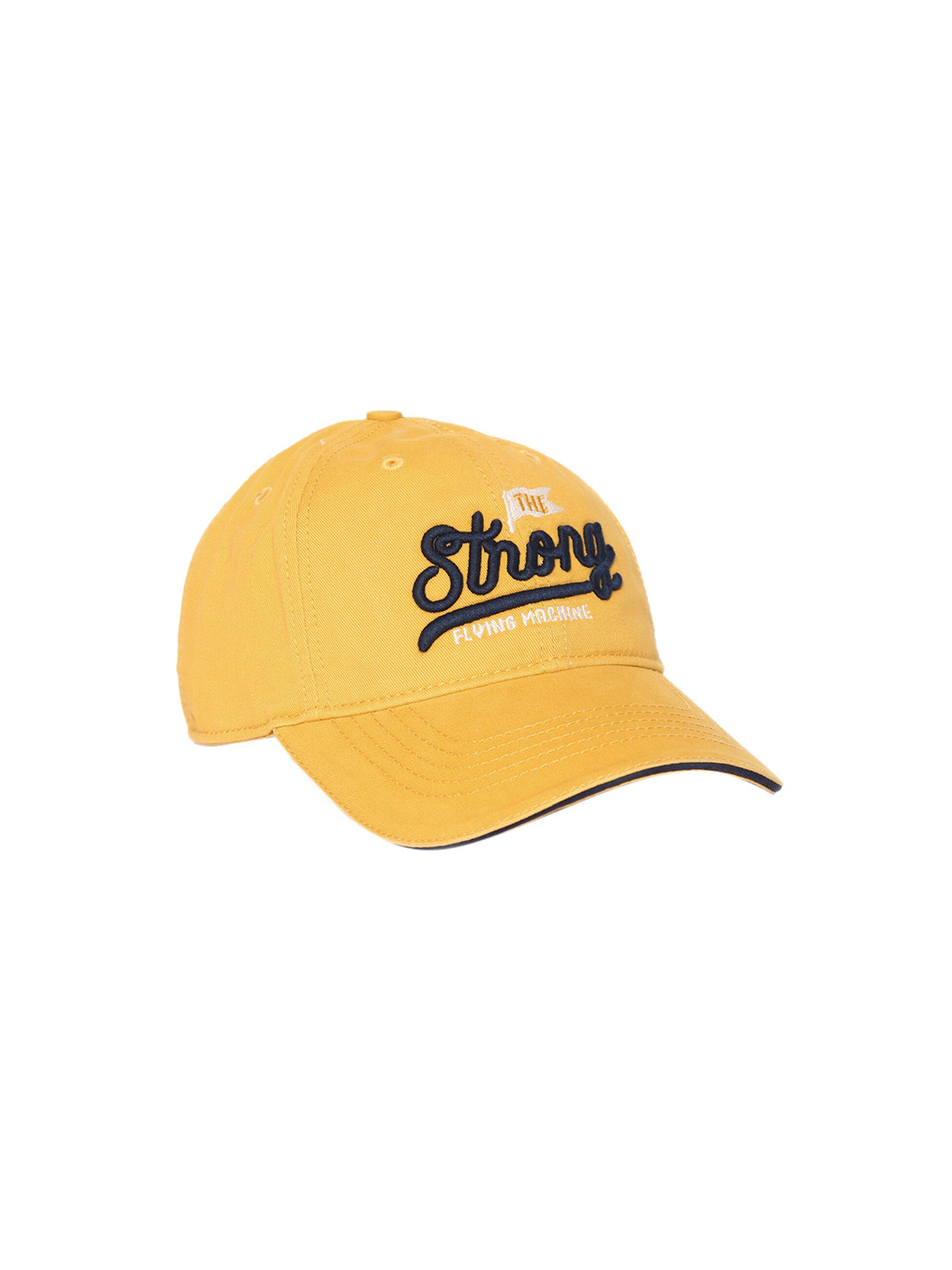 

Flying Machine Men Yellow & Black Appliqued Baseball Cap