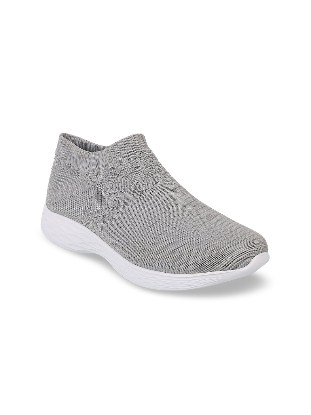 

Metro Women Grey Slip-On Sneakers
