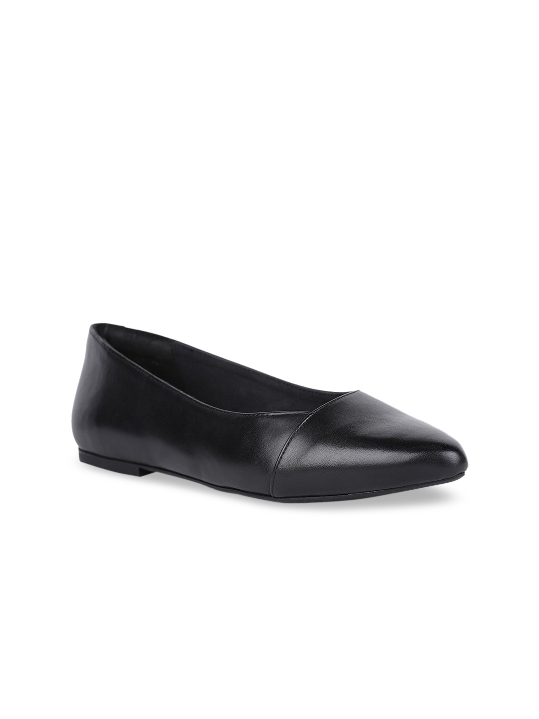 

Hush Puppies Women Black Solid Ballerinas