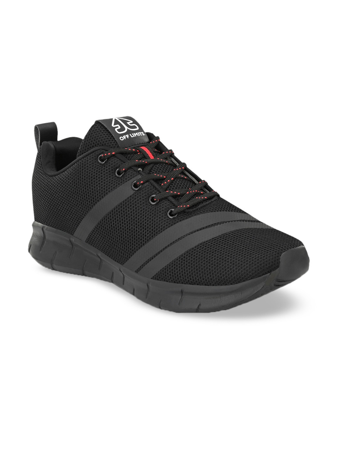 

OFF LIMITS Men Black Solid RIDER 2.0 Running Shoes