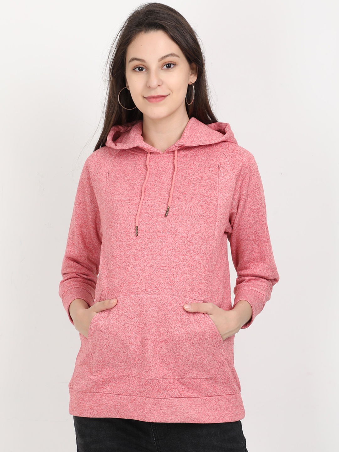 

The Mom Store Women Rose Solid Maternity Sweatshirt