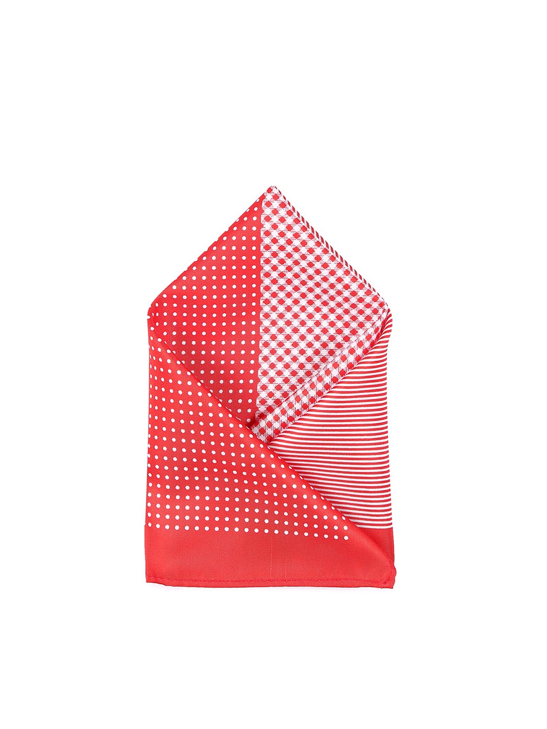 

Arrow Men Red & White Printed Pocket Square