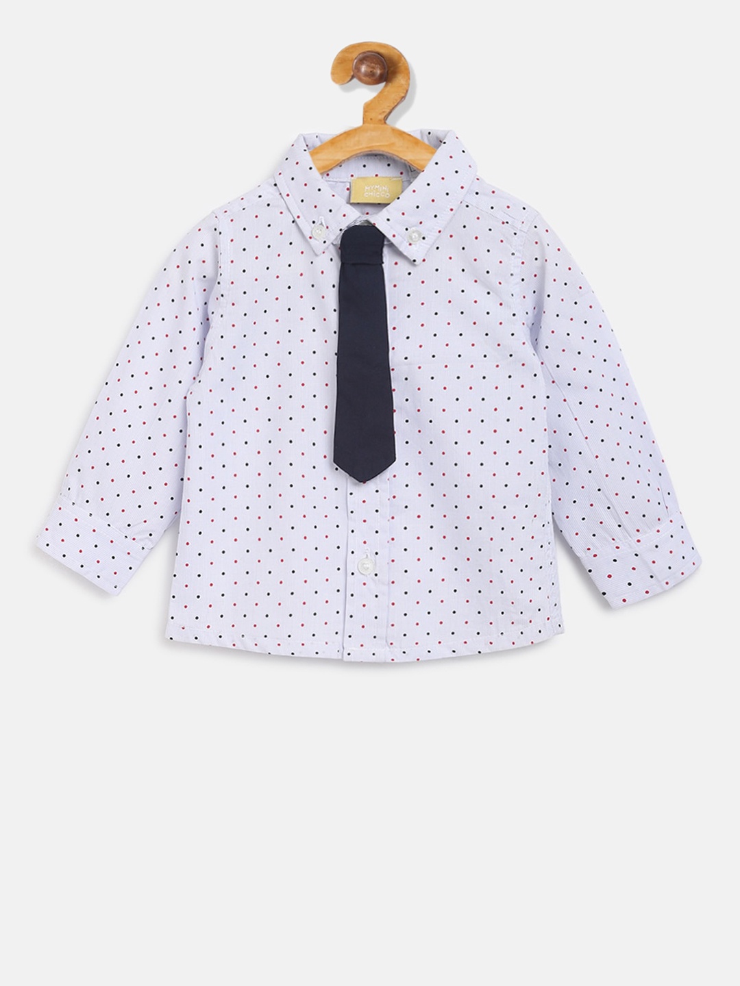 

Chicco Boys Blue Regular Fit Printed Casual Shirt