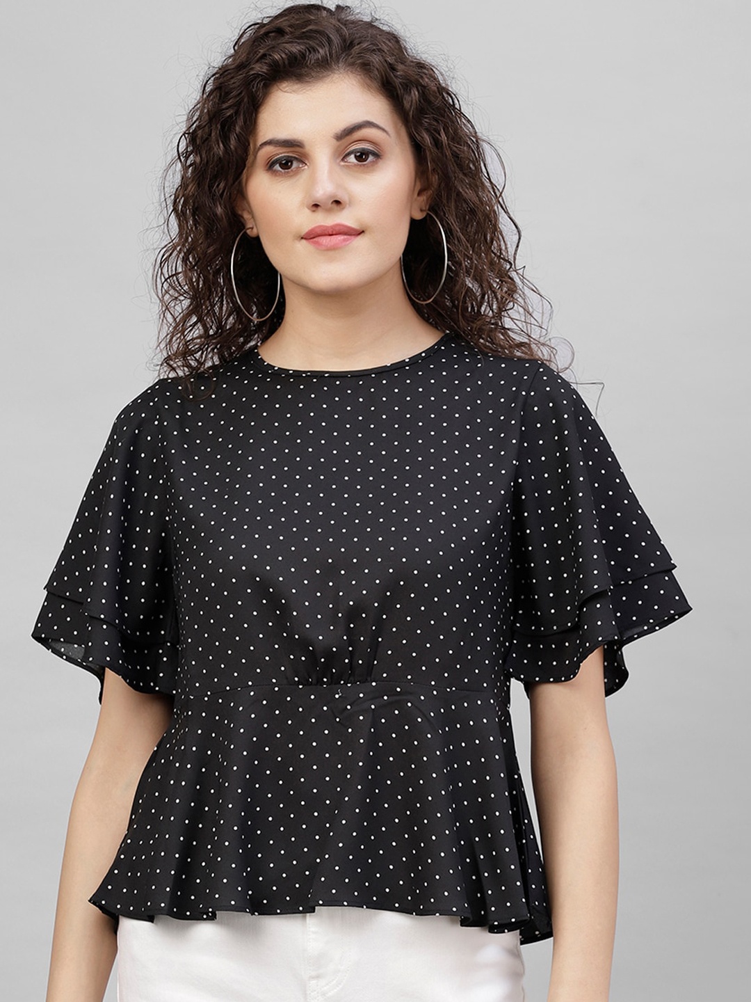 

Gipsy Women Black Printed Top