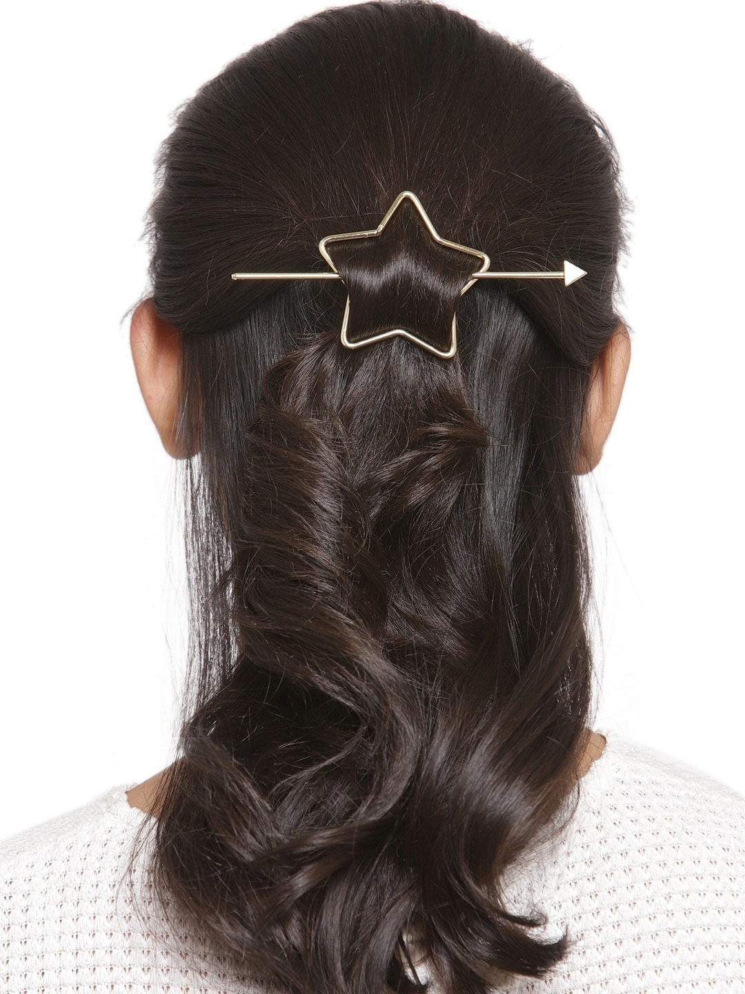 

Ferosh Women Gold-Toned Berly Star Hairstick