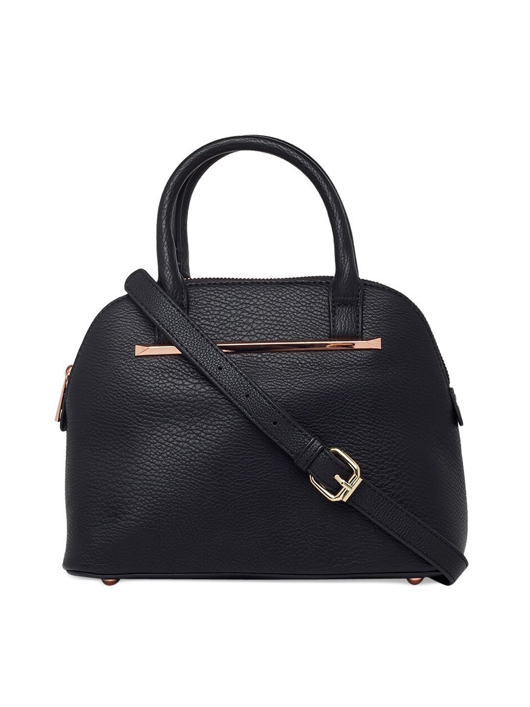 

Call It Spring Black Textured Handheld Bag