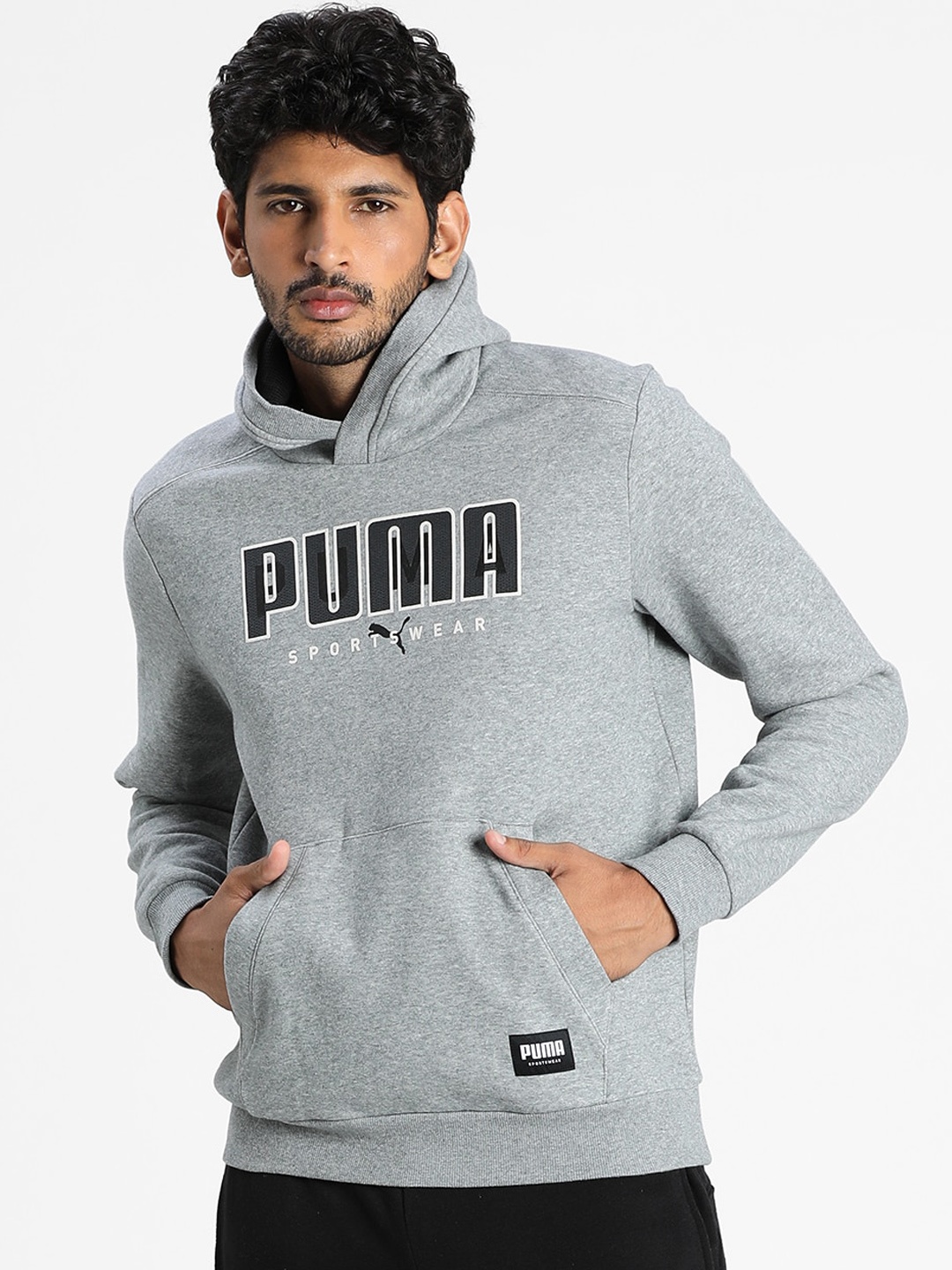 

Puma Men Grey Athletics Sweatshirt