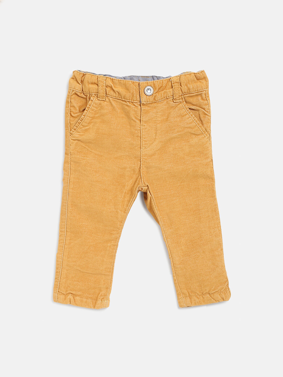 

Chicco Boys Beige Regular Fit Solid Regular Trousers