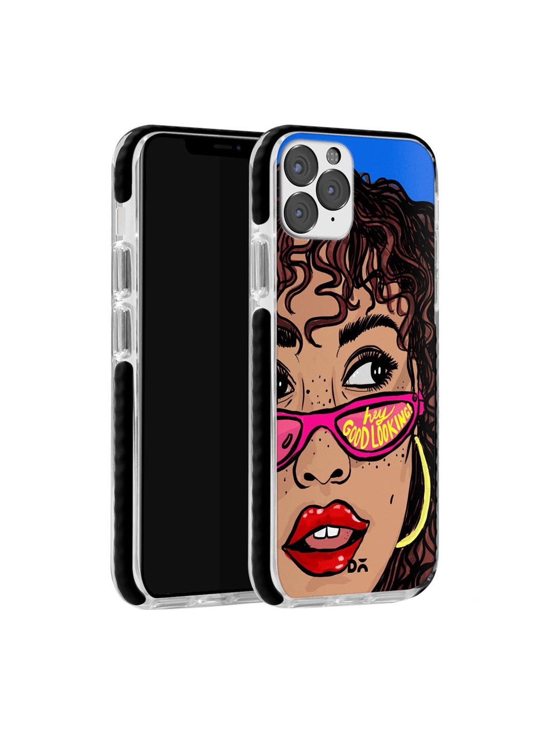 

DailyObjects Blue & Peach-Coloured Hey Good Looking iPhone 11 Pro Stride Case Cover