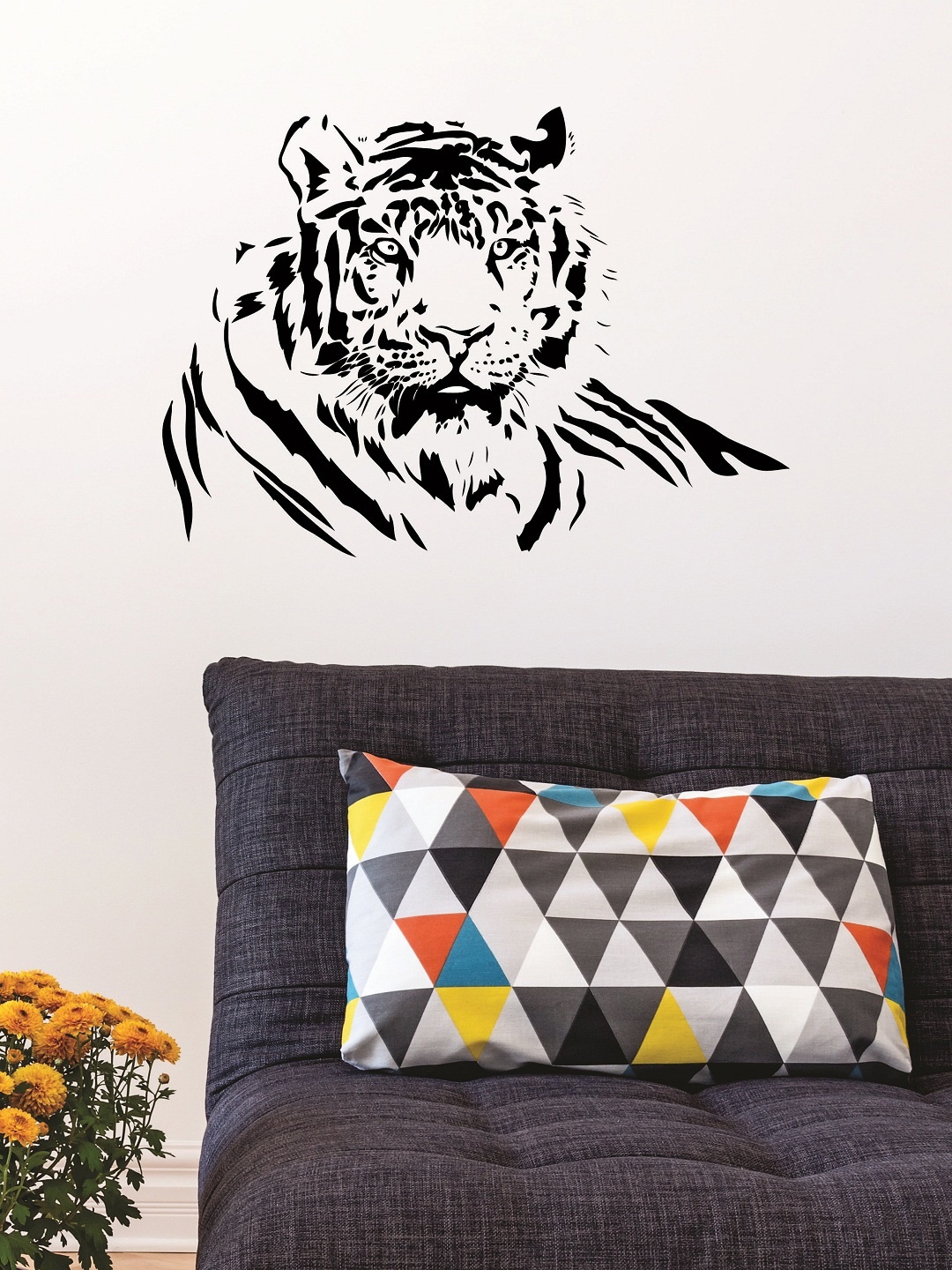 

WALLSTICK Black Tiger Large Vinyl Sticker