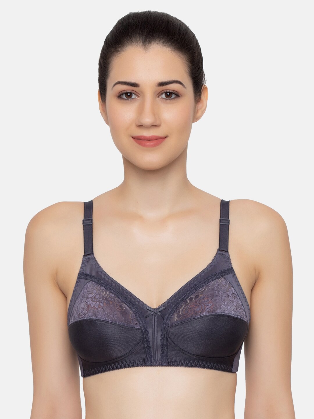 

Triumph Claudette 103 Wireless Non Padded Full Coverage Support Classics Bra, Grey