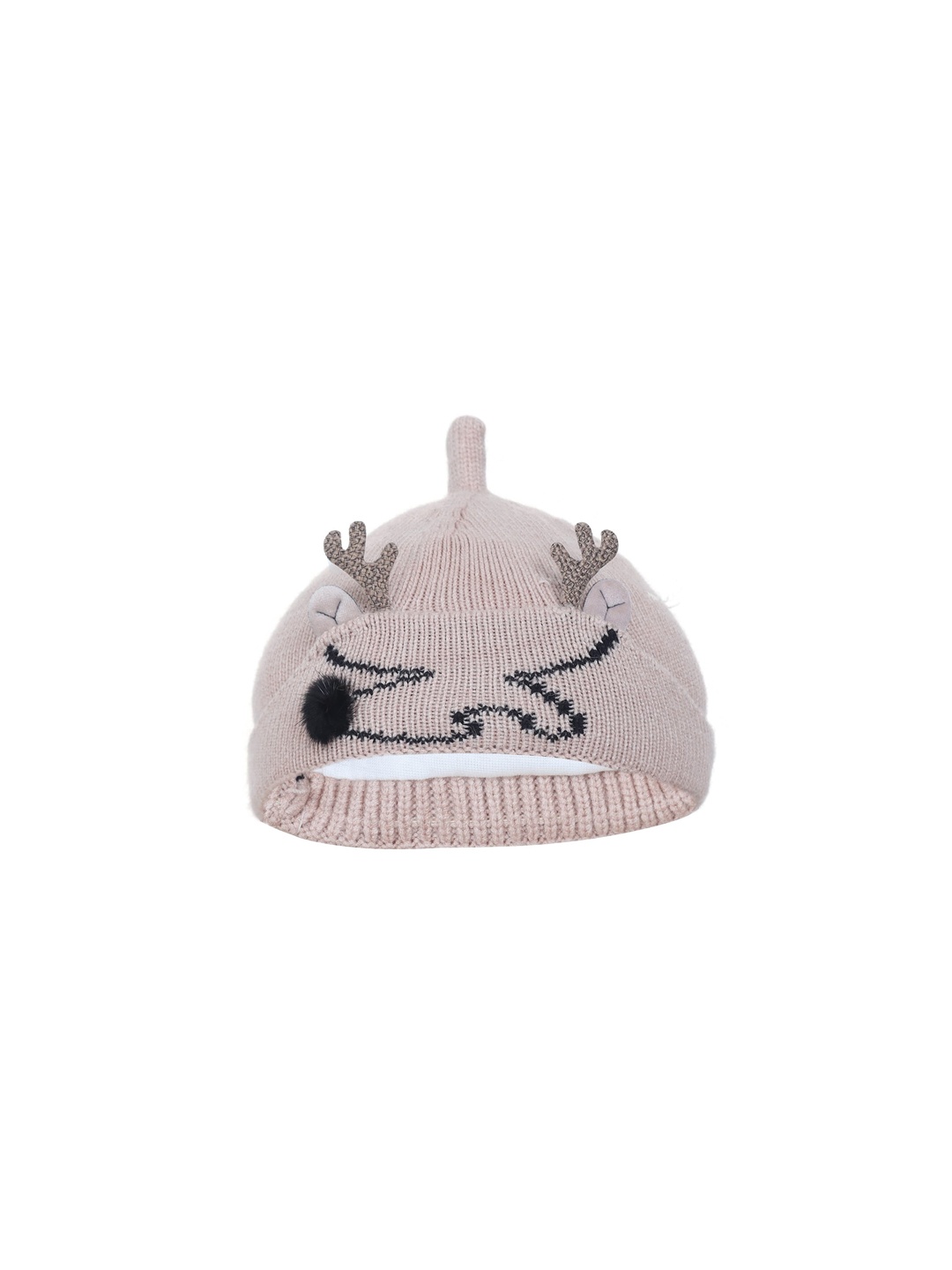 

FabSeasons Boys Beige Printed Beanie