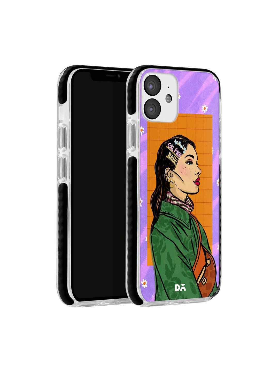 

DailyObjects Purple & Green Girl Power Babe Stride iPhone 11 Back Cover