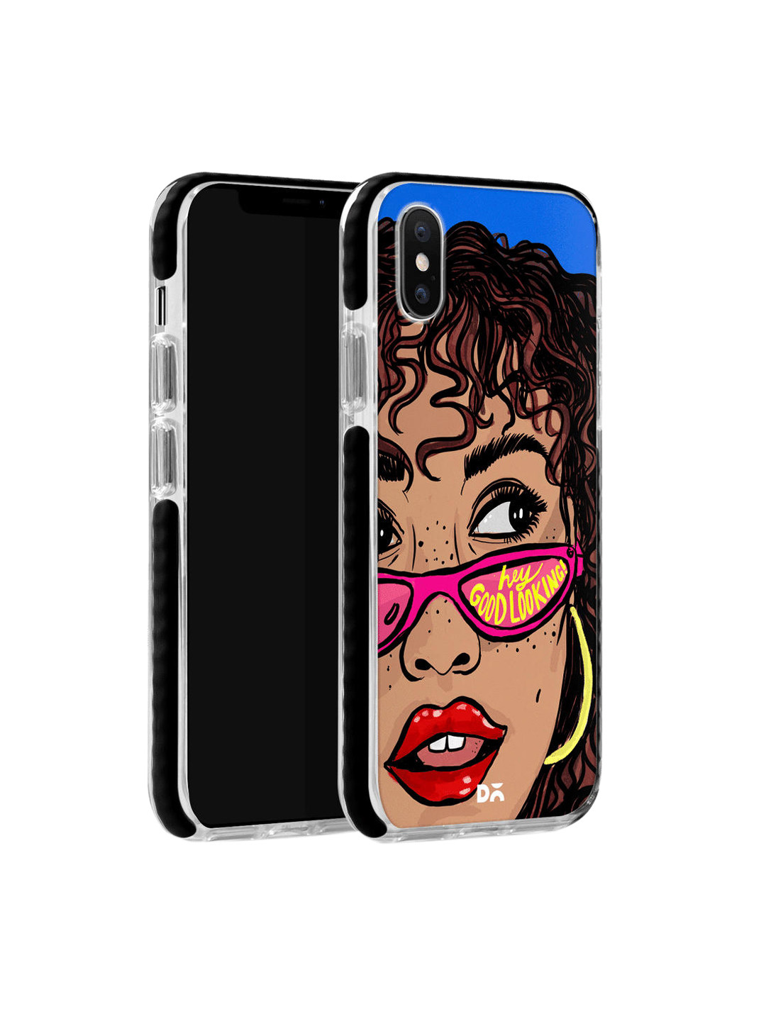 

DailyObjects Multicolored Hey Good Looking Stride iPhone Xs Max Cover, Multi