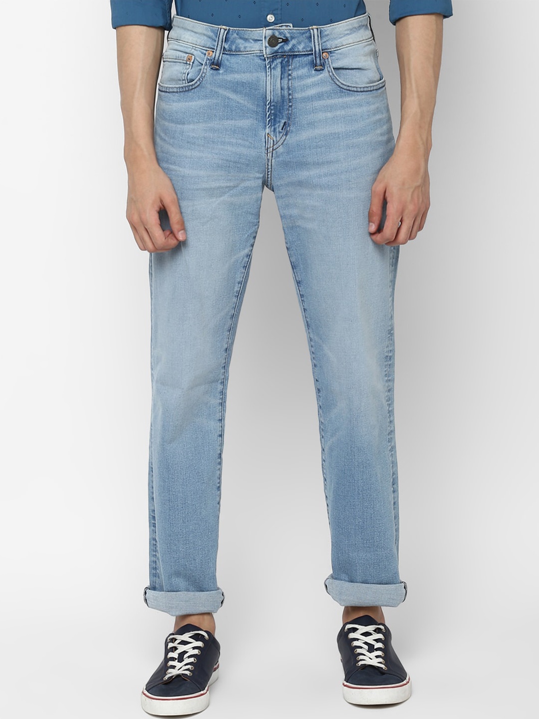 

AMERICAN EAGLE OUTFITTERS Men Blue Slim Fit Mid-Rise Clean Look Jeans