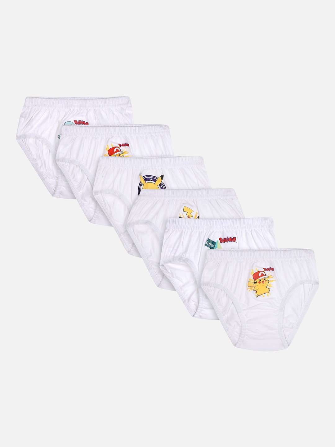

Bodycare Boys Pack of 6 Assorted Pokemon Basic Briefs BABY58-28