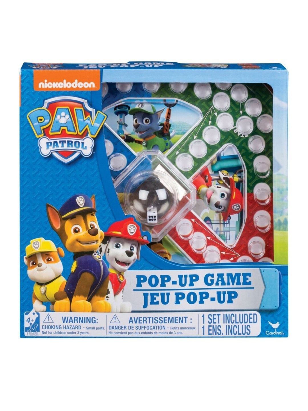 

PAW PATROL Unisex Kids Blue & Green Pop-up Game
