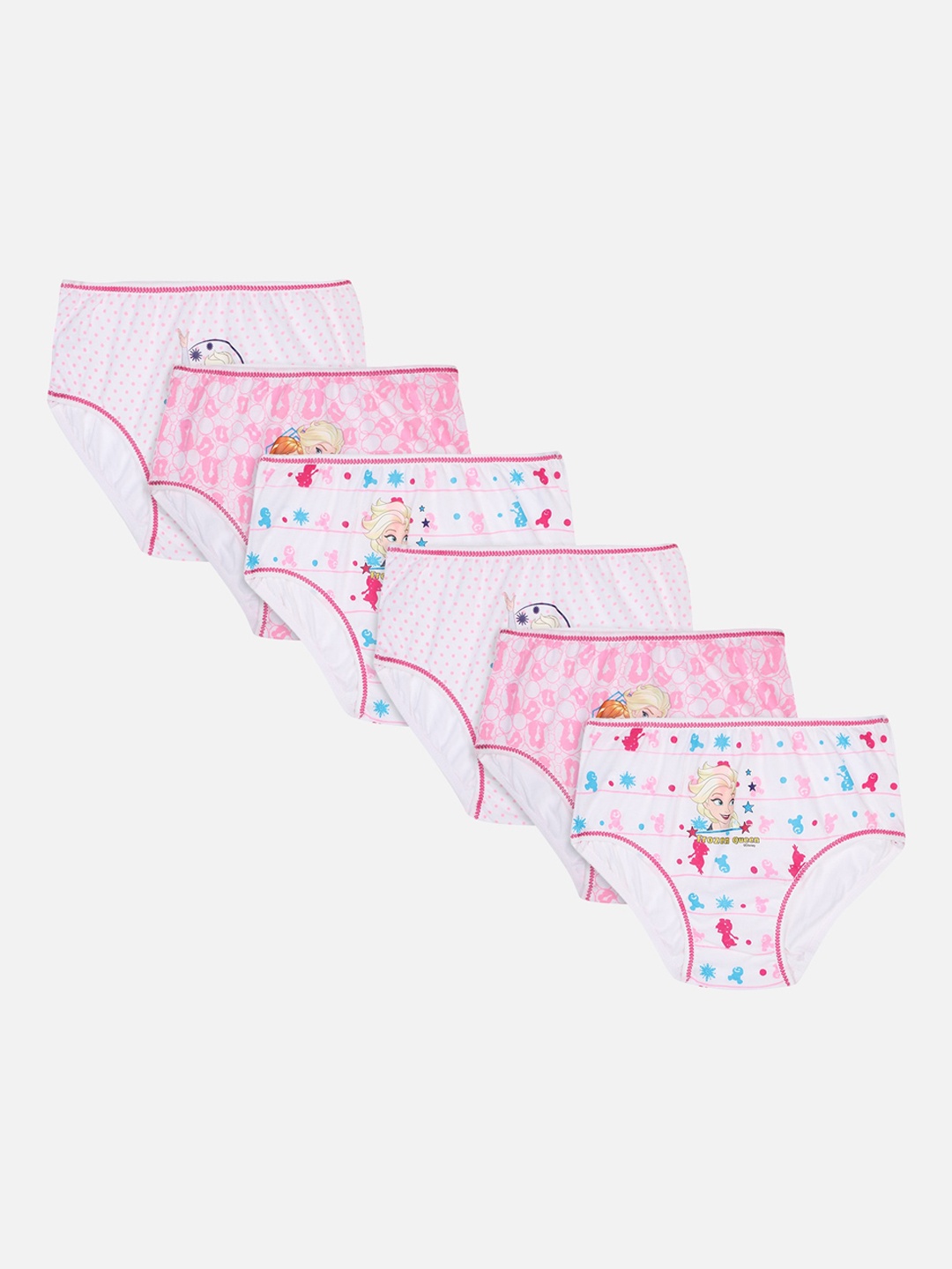 

Bodycare Kids Girls Pack Of 6 Assorted Frozen Printed Briefs KIA970-PK004
