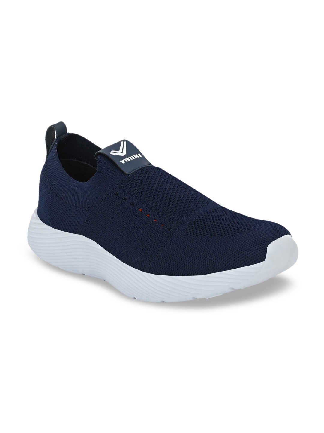 

Yuuki Men Navy Blue Mesh Walking Shoes