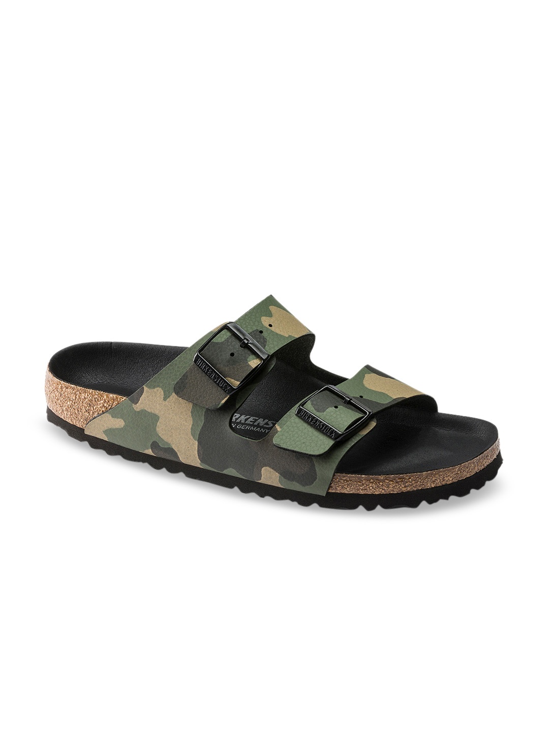 

Birkenstock Unisex Green Printed Arizona Regular Width Flats