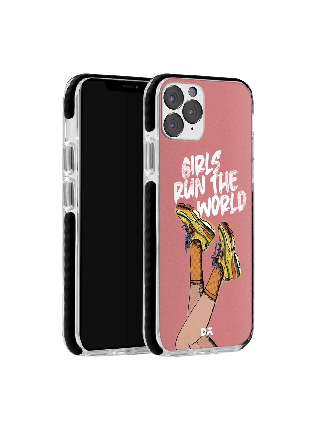 

DailyObjects Pink & White Girls Run The World iPhone 11 Pro Max Back Case