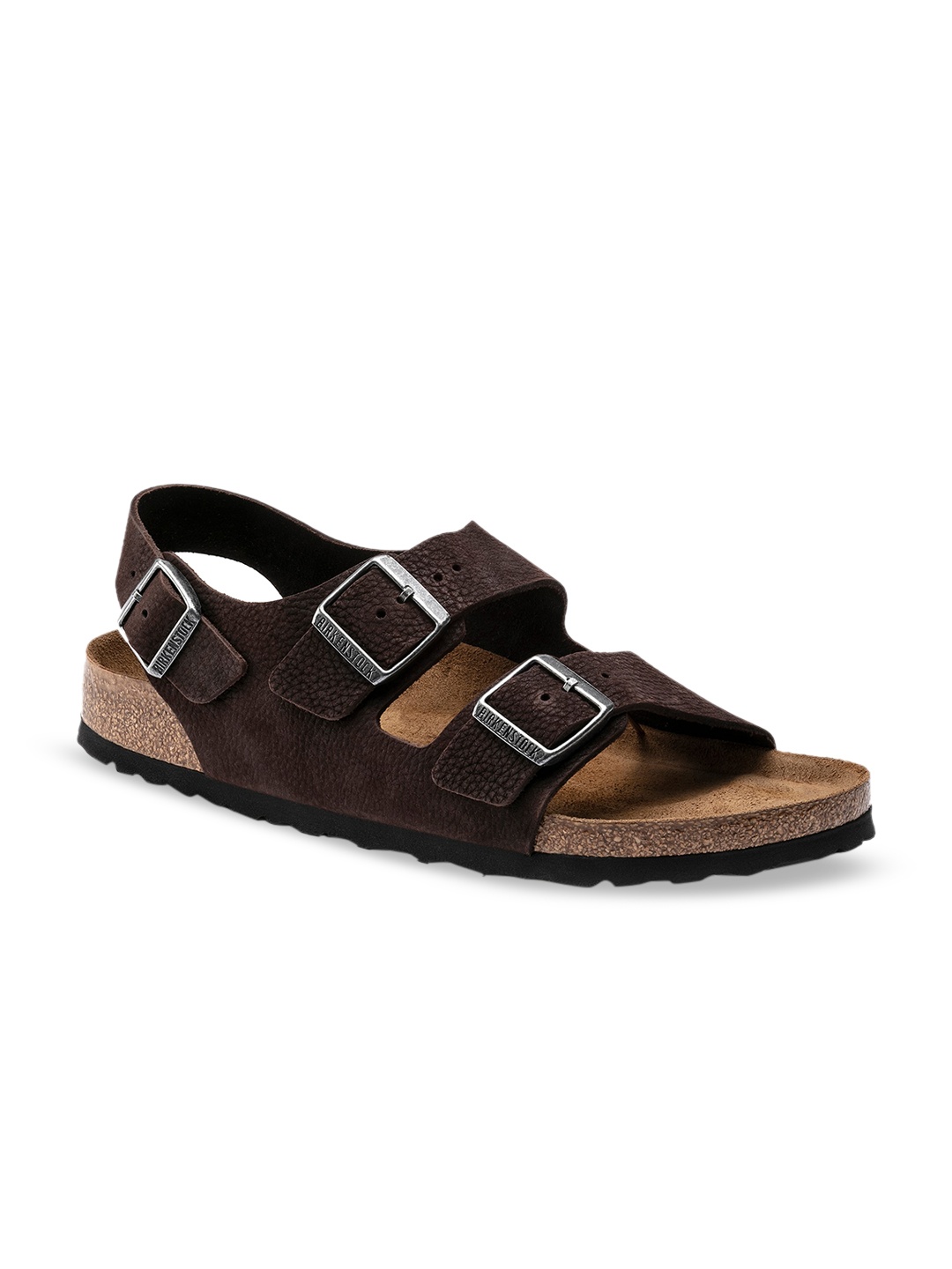 

Birkenstock Men Brown Regular Width Milano Comfort Sandals