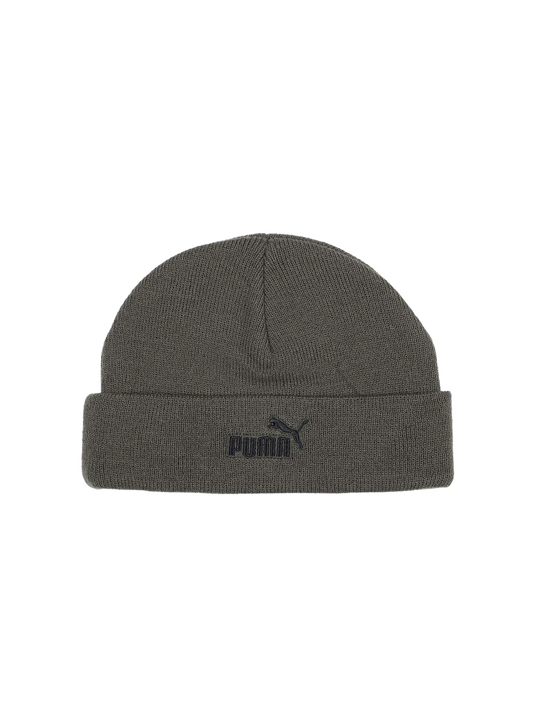 

Puma Unisex Olive Green Solid Beanie