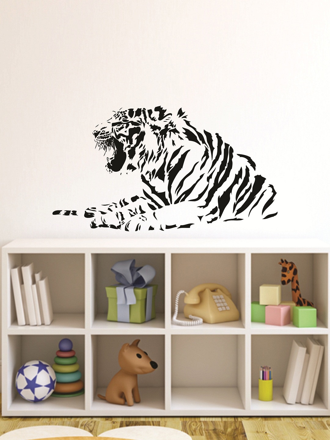 

WALLSTICK Black Tiger Large Vinyl Sticker