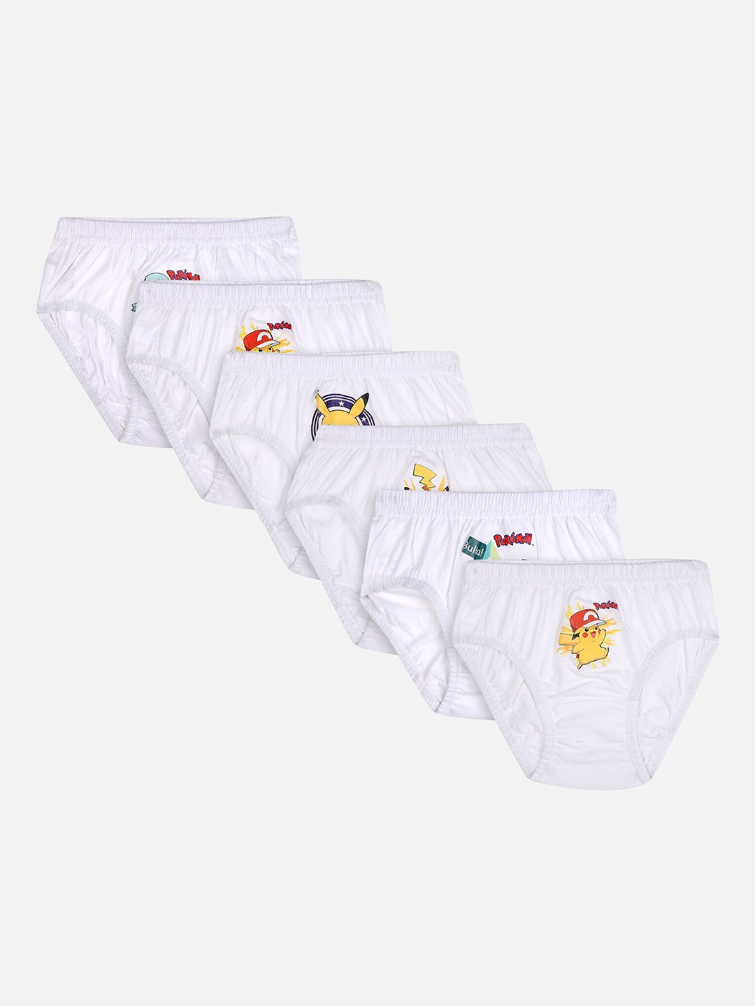 

Bodycare Boys Pack Of 6 POKEMON Assorted Basic Briefs